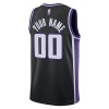 Dres Sacramento Kings Prilagođeni Nike 2023-24 Icon Edition Crno Swingman